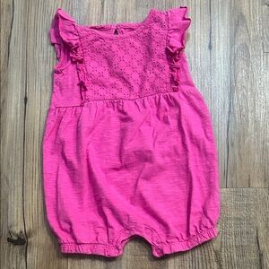 Carter's Fuchsia Eyelet Baby Dress
